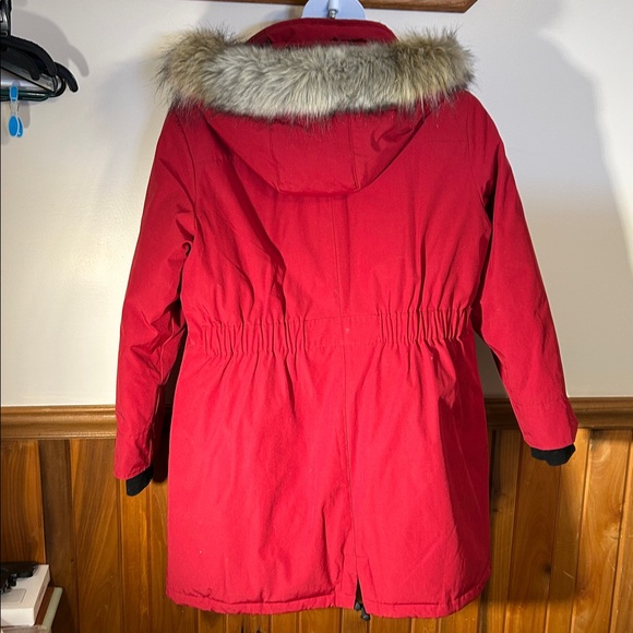 Andrew Marc Black and Red Quilted Parka Size   XL   NWOT - Picture 2 of 7